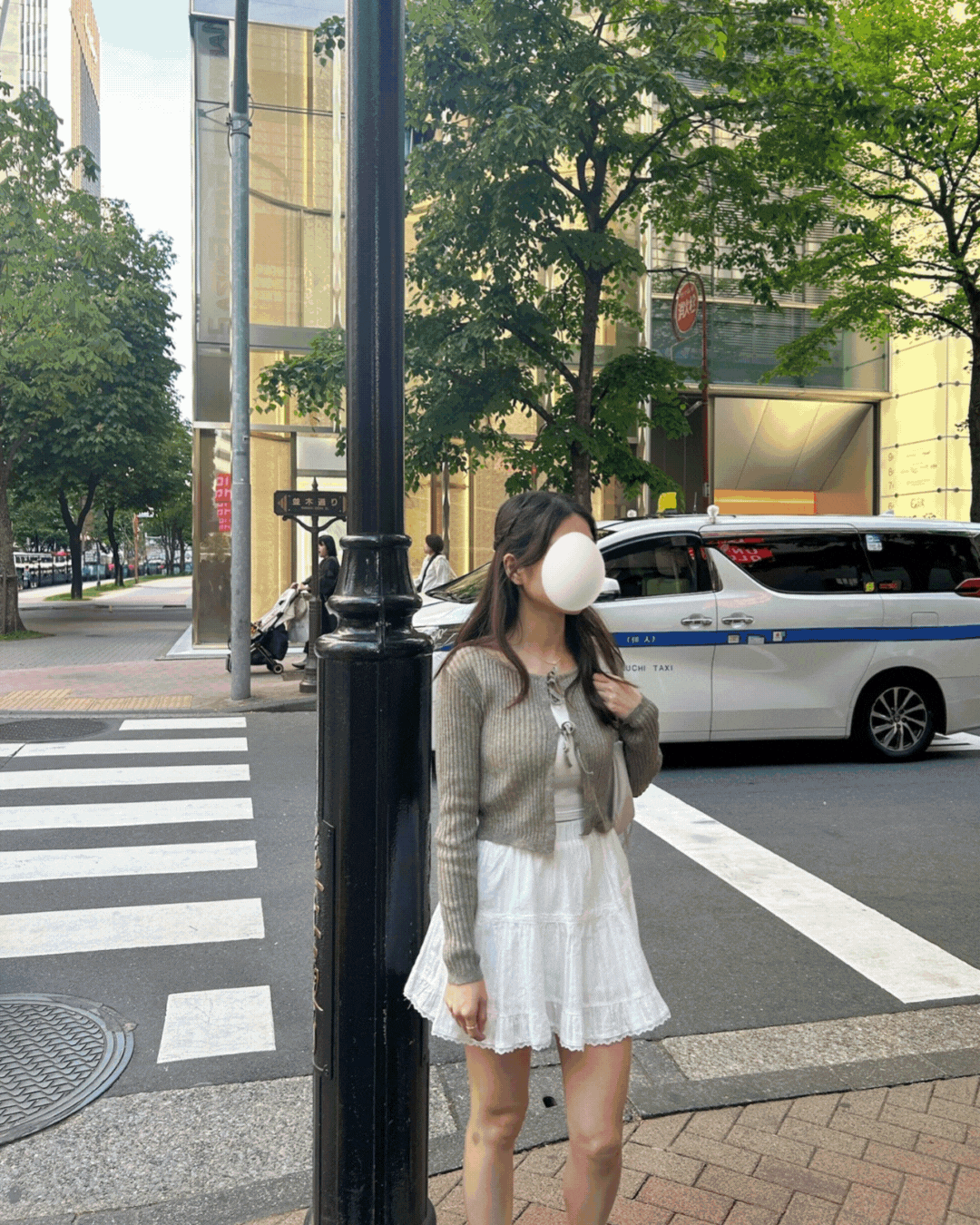 《KR》微透膚直坑紋雙結外套