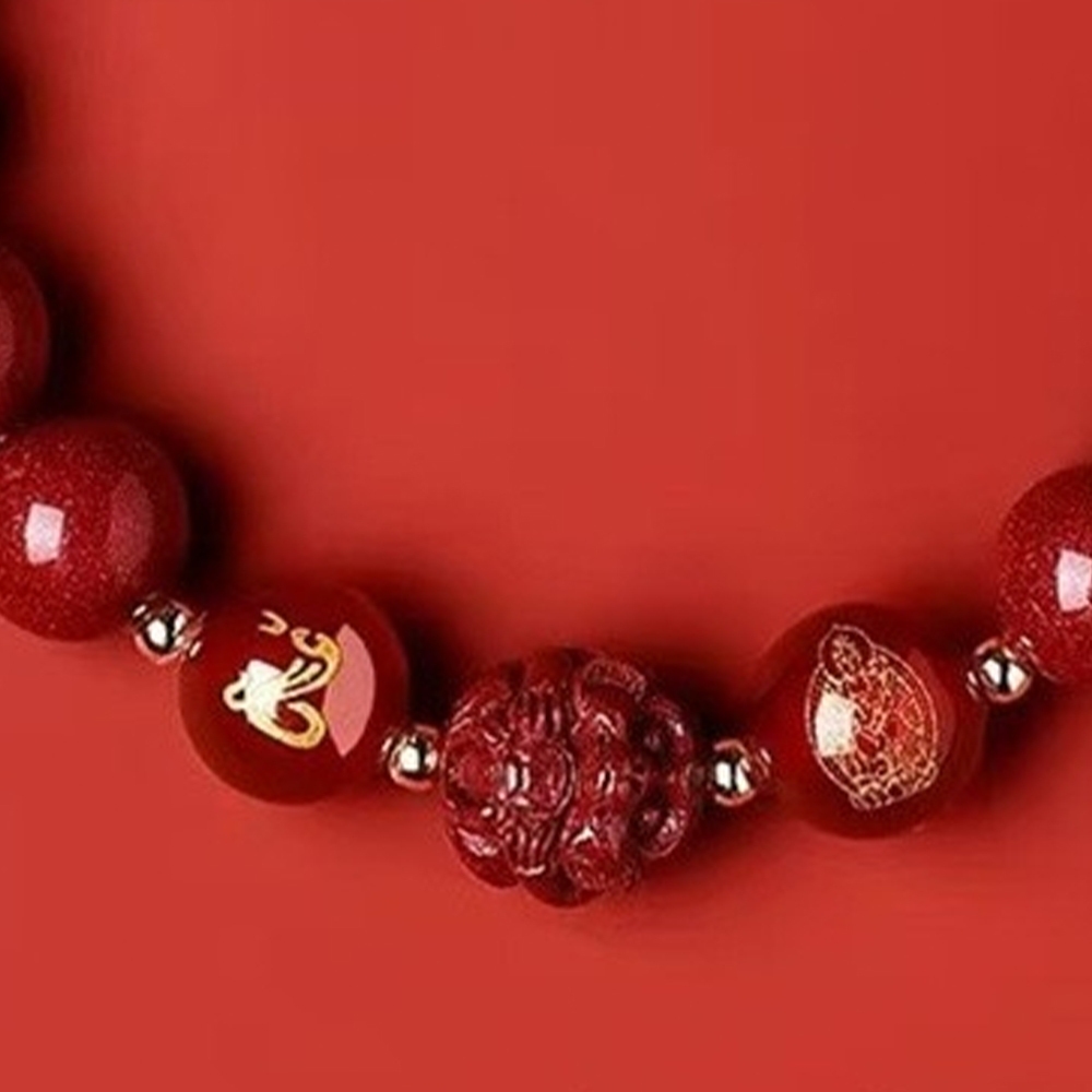 手鍊 佛珠 串珠 生肖手鍊 本命年 硃砂手串 紫金砂手鍊 三合六合 招財手鍊 開運手鍊 保平安 避邪手鍊 禮物 247