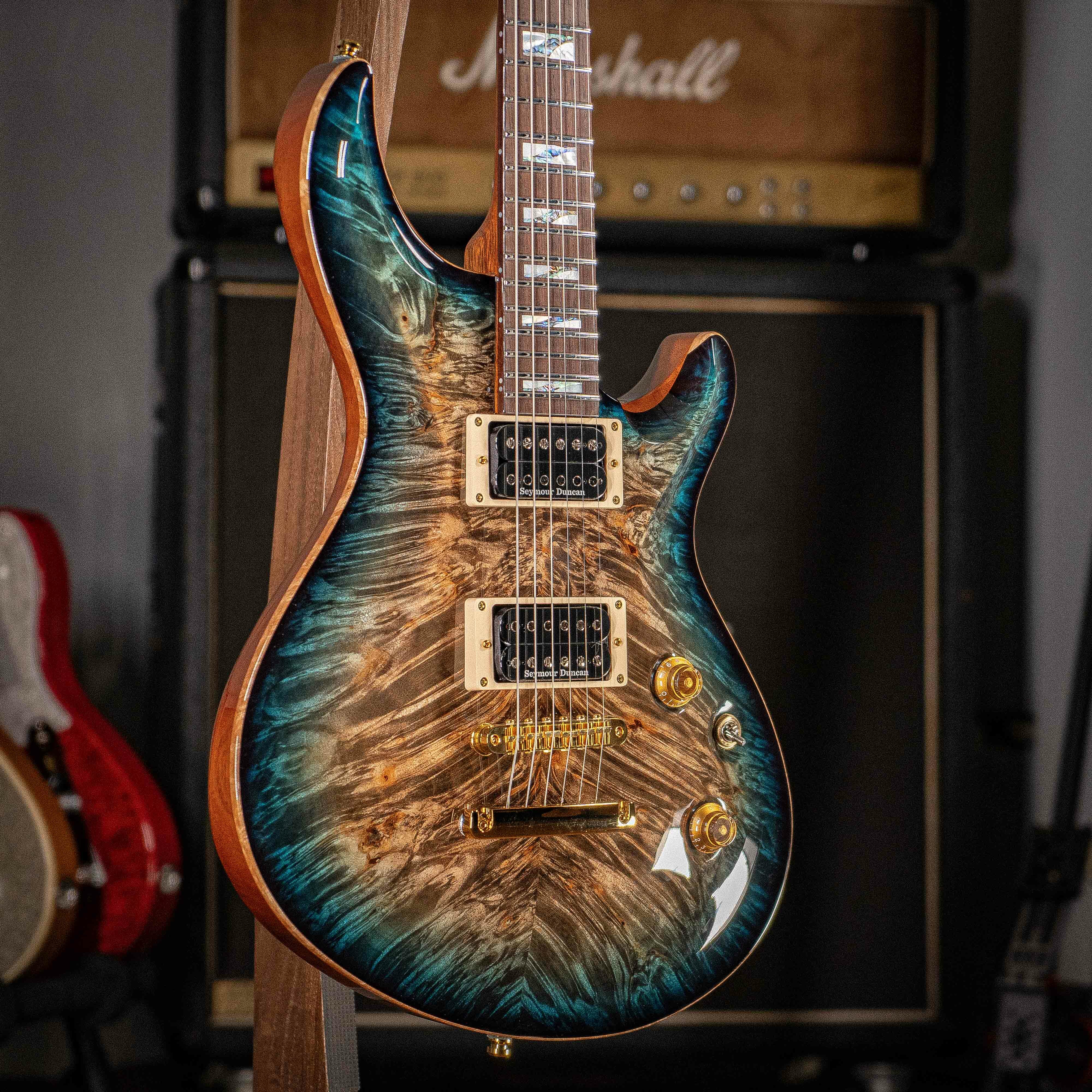 日廠 ESP ORIGINAL MYSTIQUE-CTM BM Reptile Blue Burst 電吉他