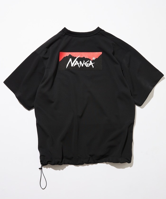 2025SS NANGA 別注 聯名 neo-PRO 吸濕排汗 抗 UV 抽繩 短T 現貨 1026328800002