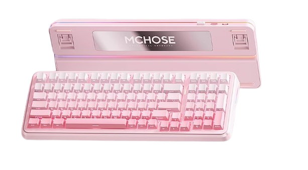 （2026新年限時優惠）Mchose K99 V2 RGB 3 Mode Keyboard (FR4沉金版本 琉光冰淇淋軸)(3色選擇)(平行進口)