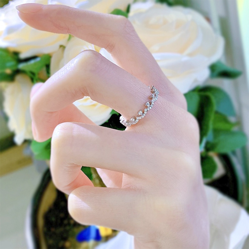 戒指女 925 純銀戒指 簡約ins風 通體純銀 飾品 個性戒指 高級感 小眾設計 指環 蕾絲花邊 女生生日禮物 163