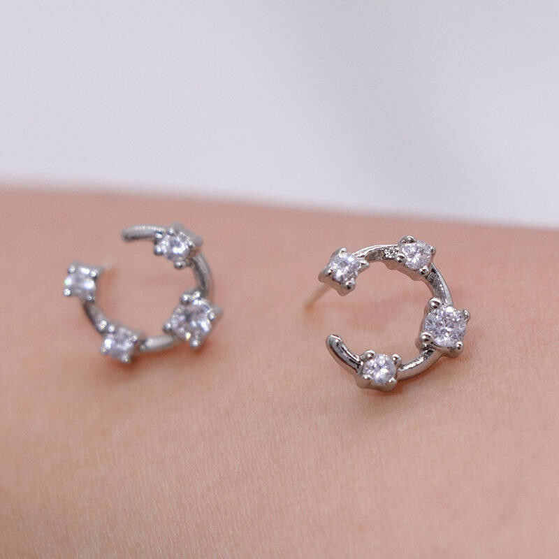 925 純銀耳環 耳環女 法式耳環 耳釘 高級感 小眾設計 飾品 耳飾 耳針 抗敏耳環 簡約耳環 送女友 小禮物 082