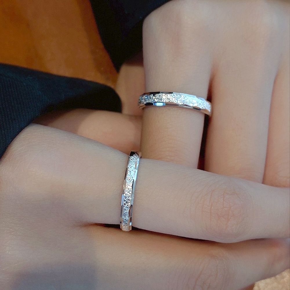 戒指 情侶戒指 素戒指 925純銀 通體純銀 銀飾 開口戒指 可調節 對戒 ins戒指 個性戒指 生日禮物 158