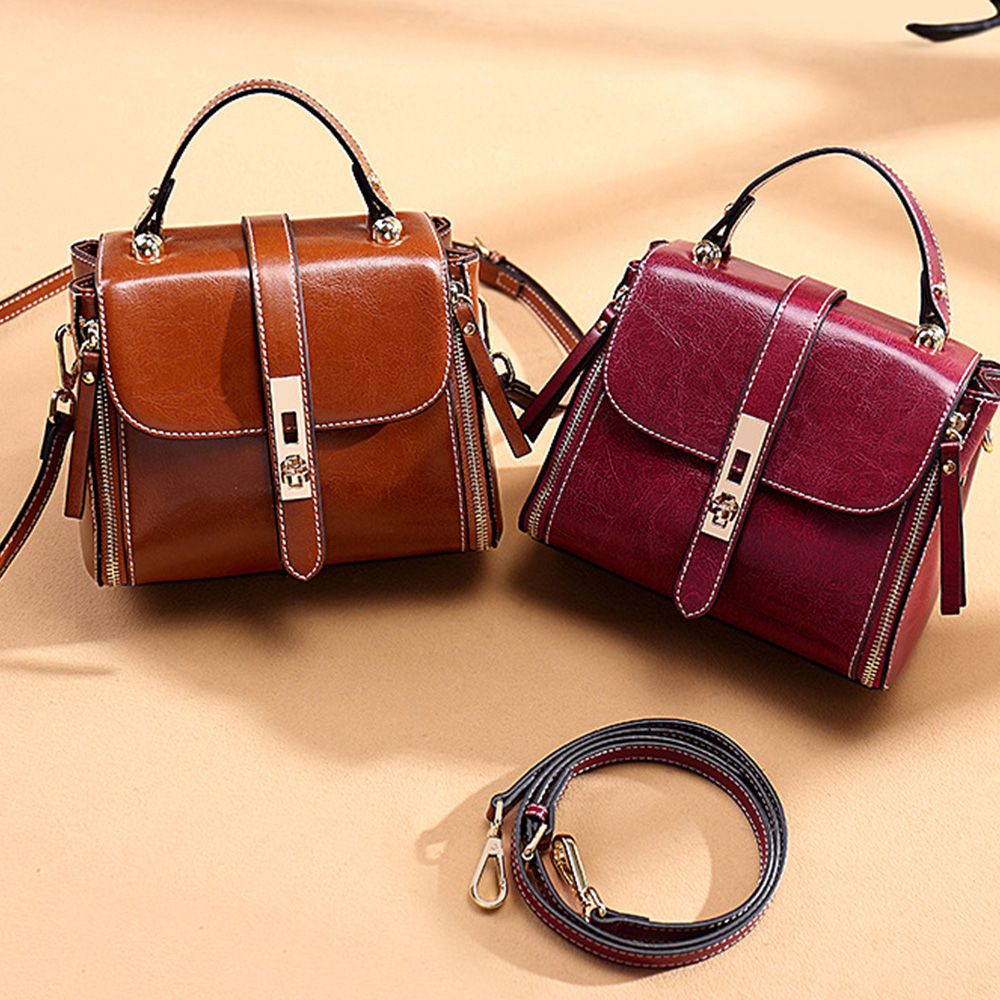 包包女 包包女斜背包 水桶包 單肩包 方包 側背小包 真皮包包 手提包 小香風包包 小背包 手提小包包 秋冬包包 023