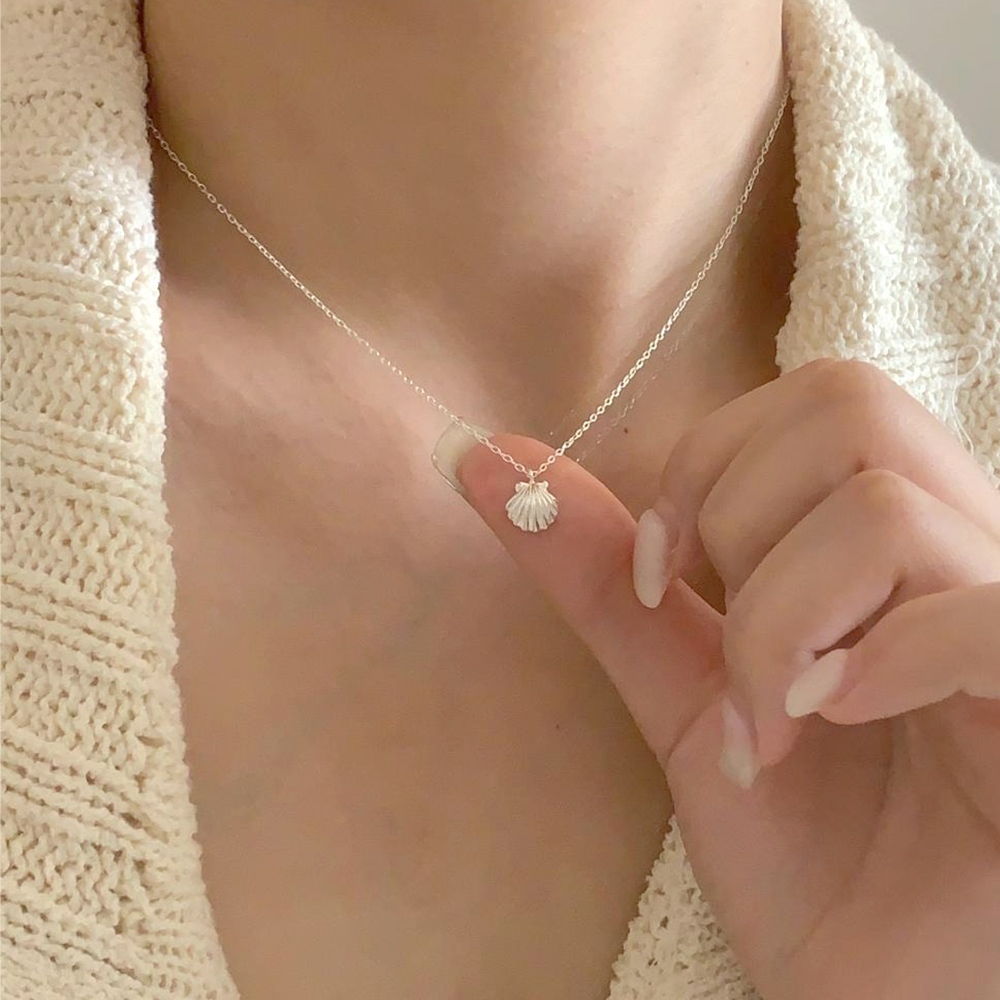 項鍊女 簡約ins風 項鍊 女生項鍊 925 純銀項鍊 18k 金項鍊 情侶項鍊 貝殼項鍊 珍珠項鍊 女生禮物 324