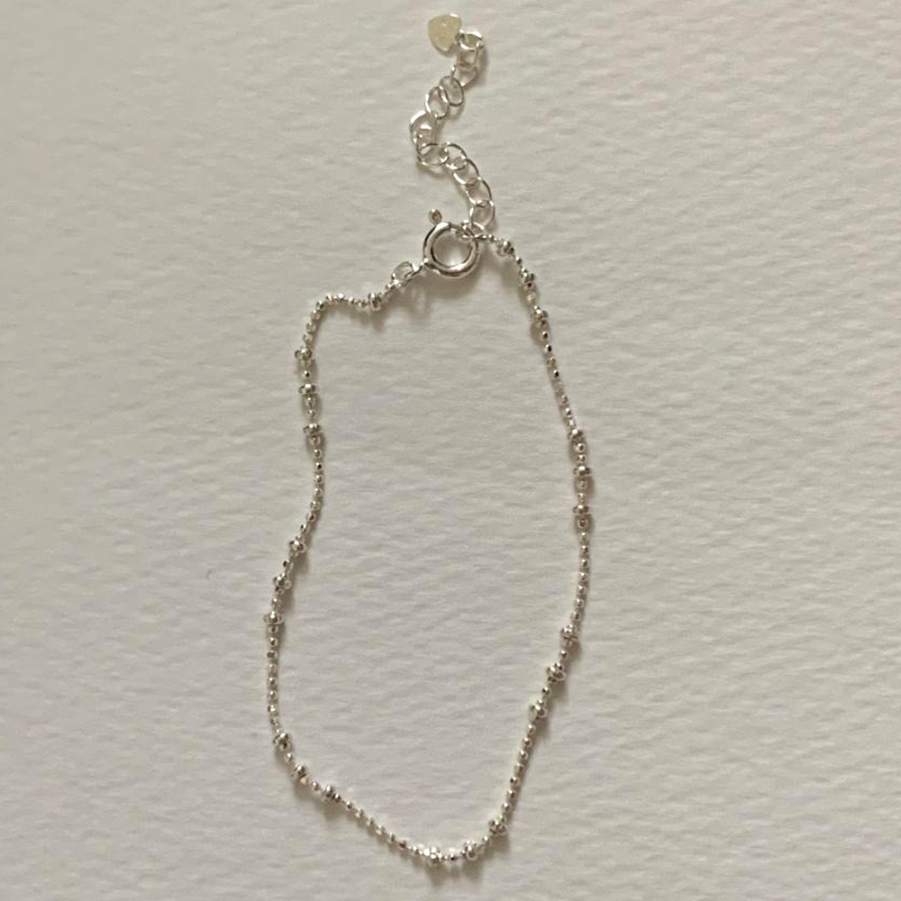 手鍊 雙層手鍊 手鍊女 手飾 925純銀 通體純銀 飾品 簡約 韓國飾品 純銀手環 閨蜜手鍊 女生禮物 生日禮物 321