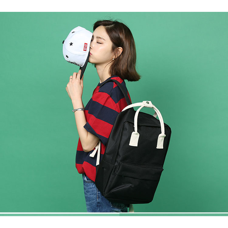 女生背包 手提包 包包 後背包 背包女 情侶包 帆布包包 帆布後背包 韓國背包 韓國包包 書包 上課包包 上班包 017