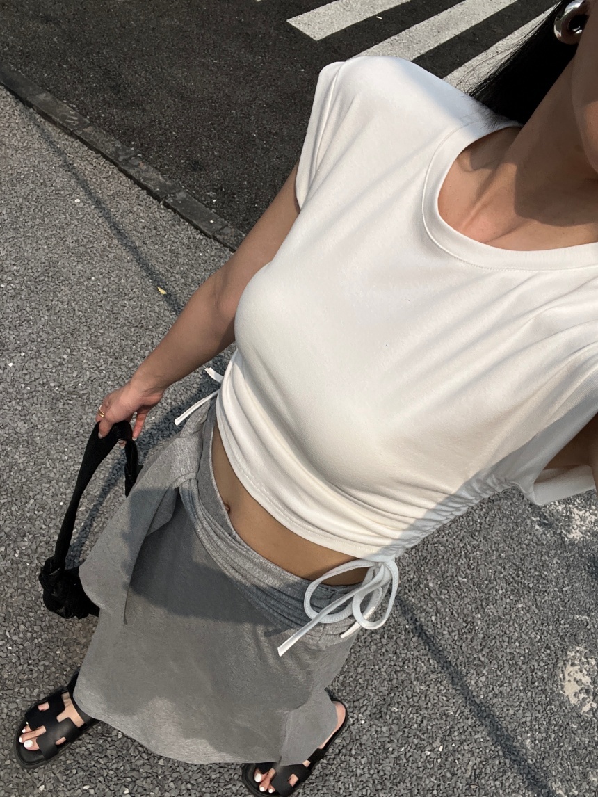 飛袖側抽繩休閒上衣*4色