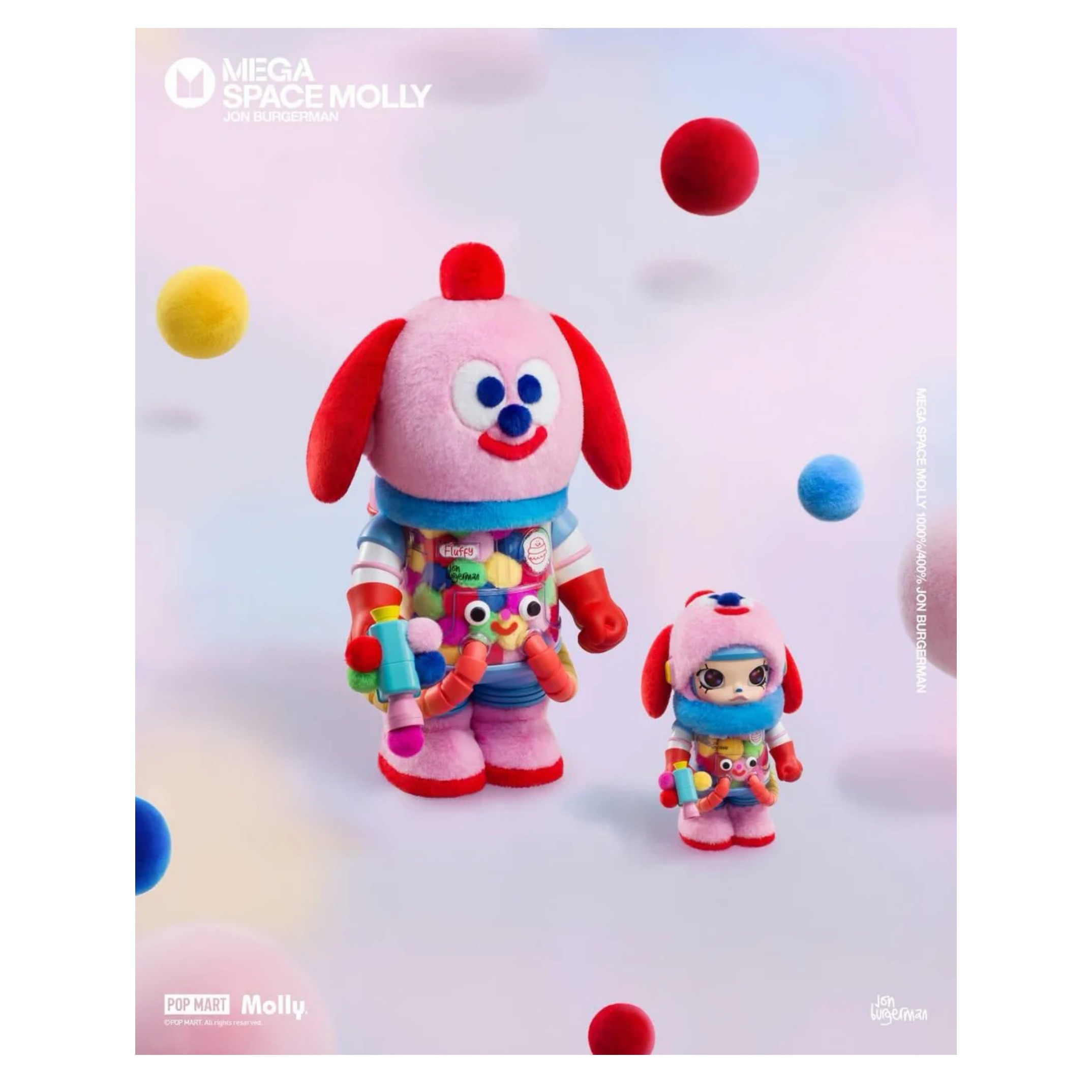 Jon Burgerman 喬恩伯格曼 400% MEGA SPACE MOLLY