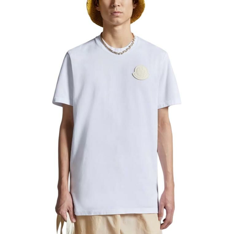 【代購】Moncler Logo-patch Cotton T-shirt