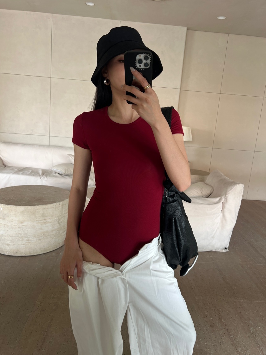 歐美基礎百搭連體褲*5色