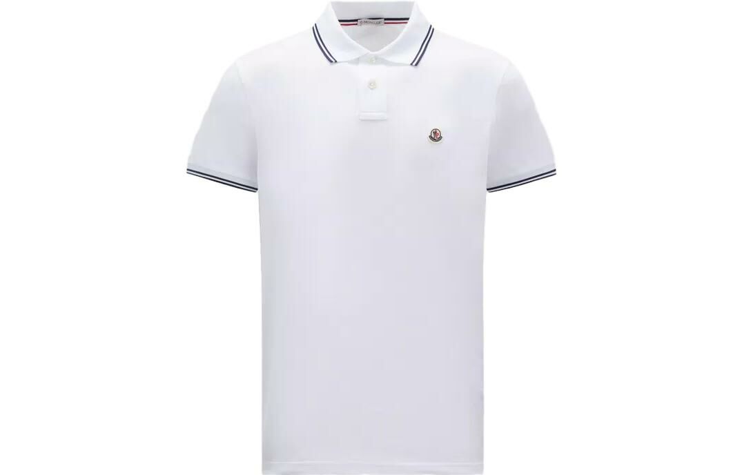 【代購】Moncler Logo Patch Short Sleeved Polo Shirt