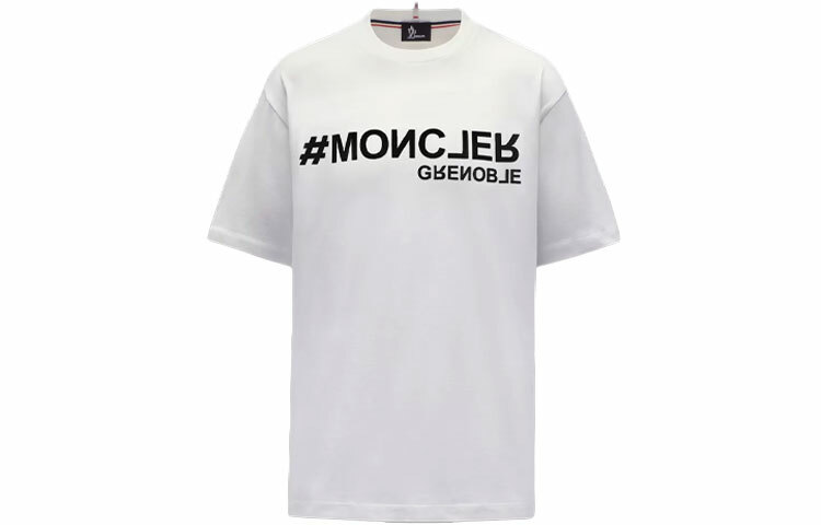 【代購】Moncler T Shirts Men White Silk