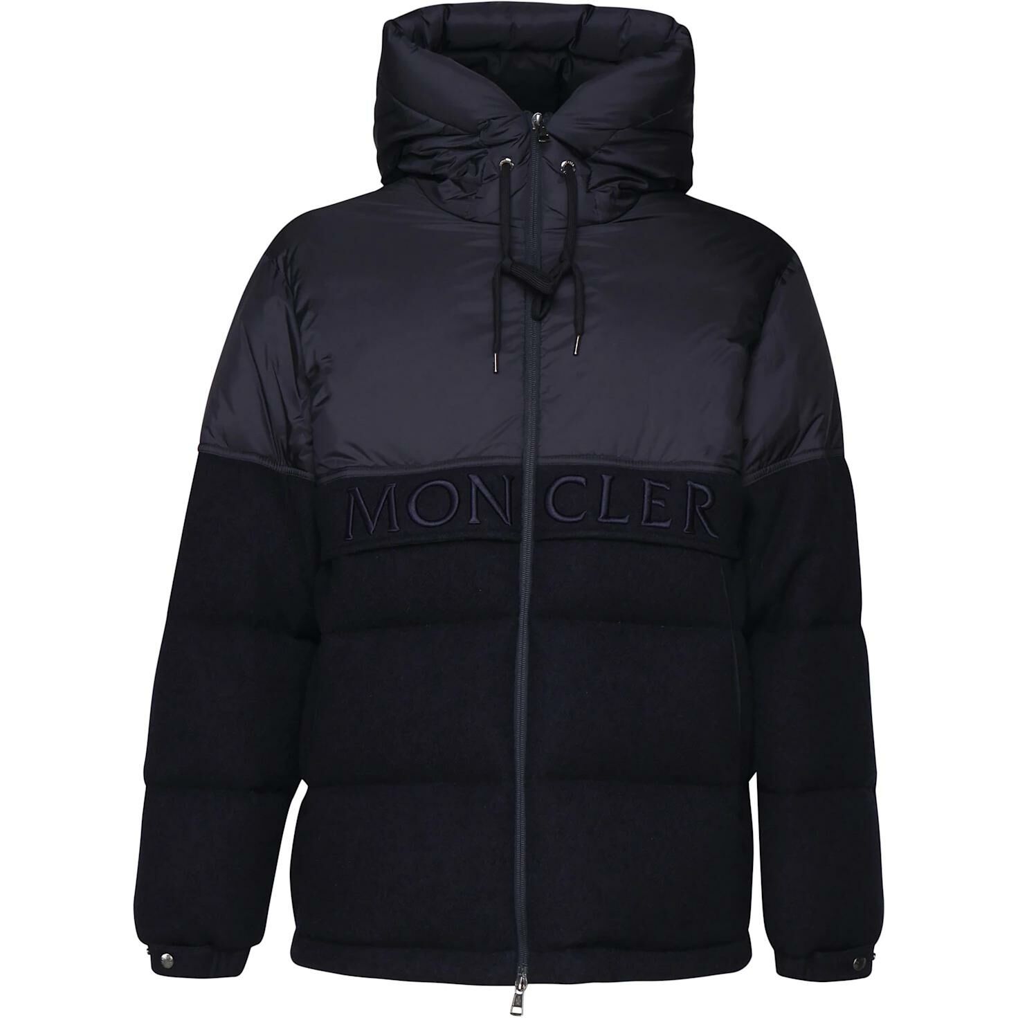 【代購】Moncler Logo Patch Hooded Coat