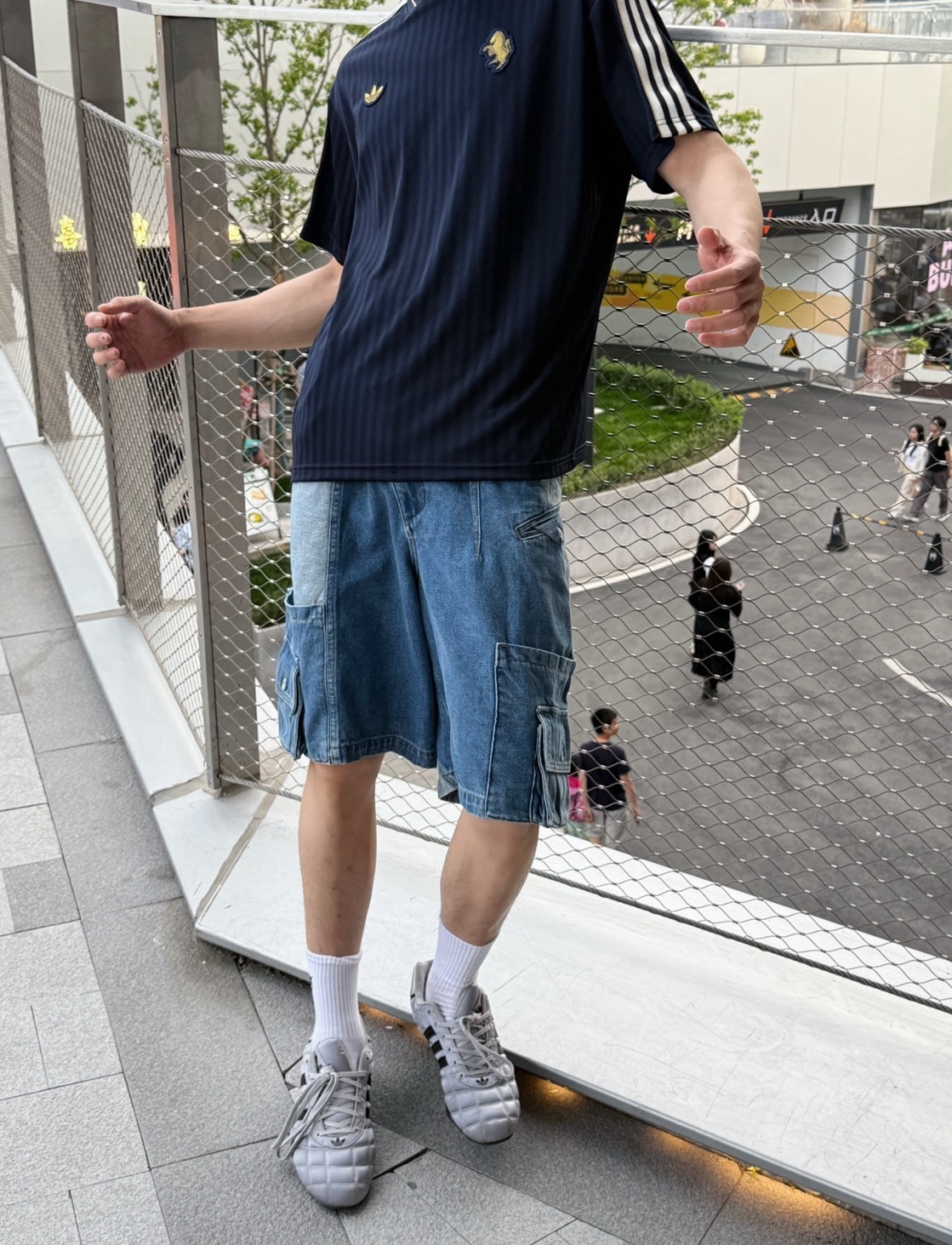 Adidas Originals JUVE ICON 意甲 尤文圖斯 短袖足球衣 墨水藍 男女同款 足球