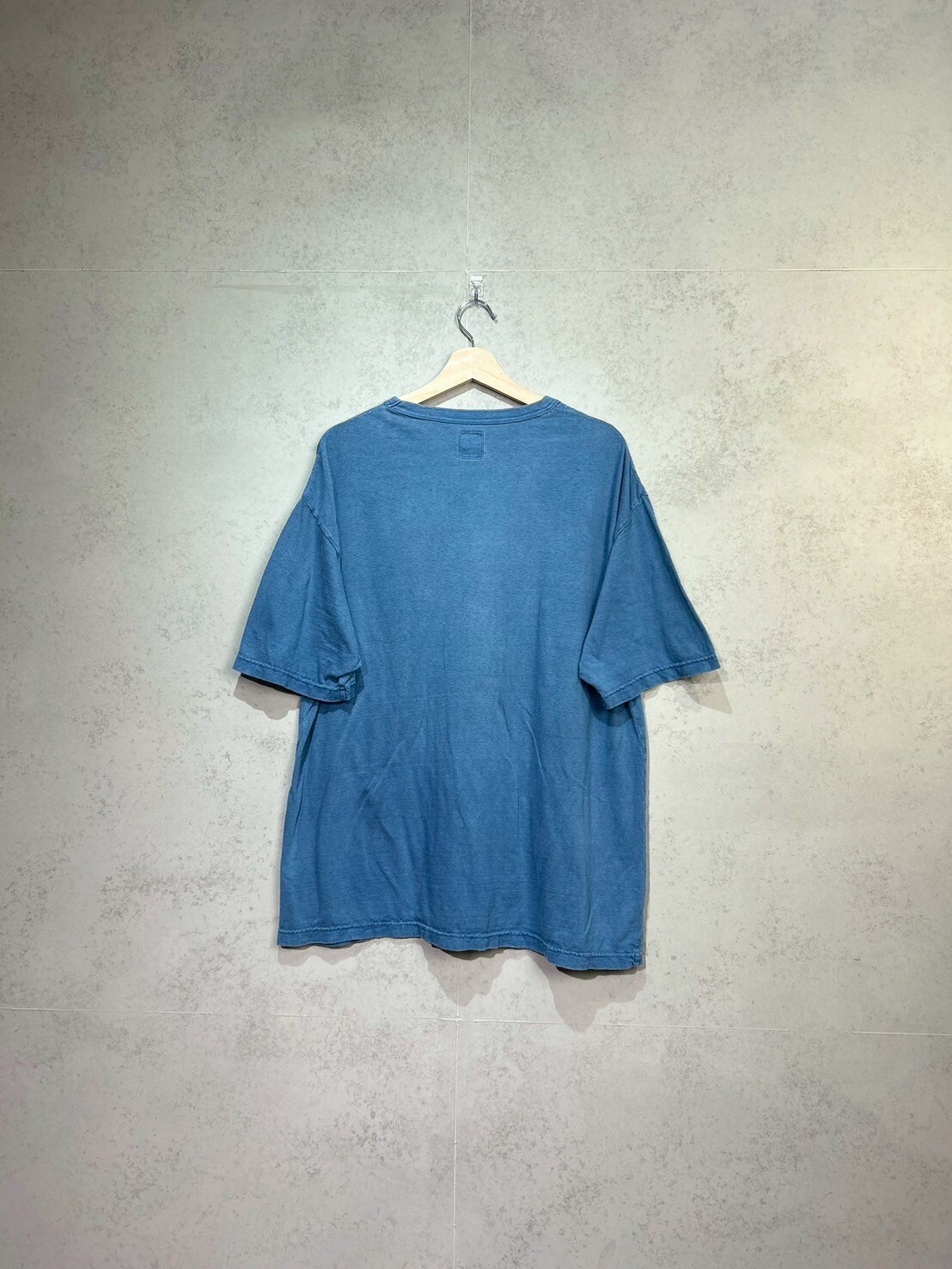 Visvim ICT 21ss jumbotee DMGD Indigo blue dyed and washed tee SIZE 5
