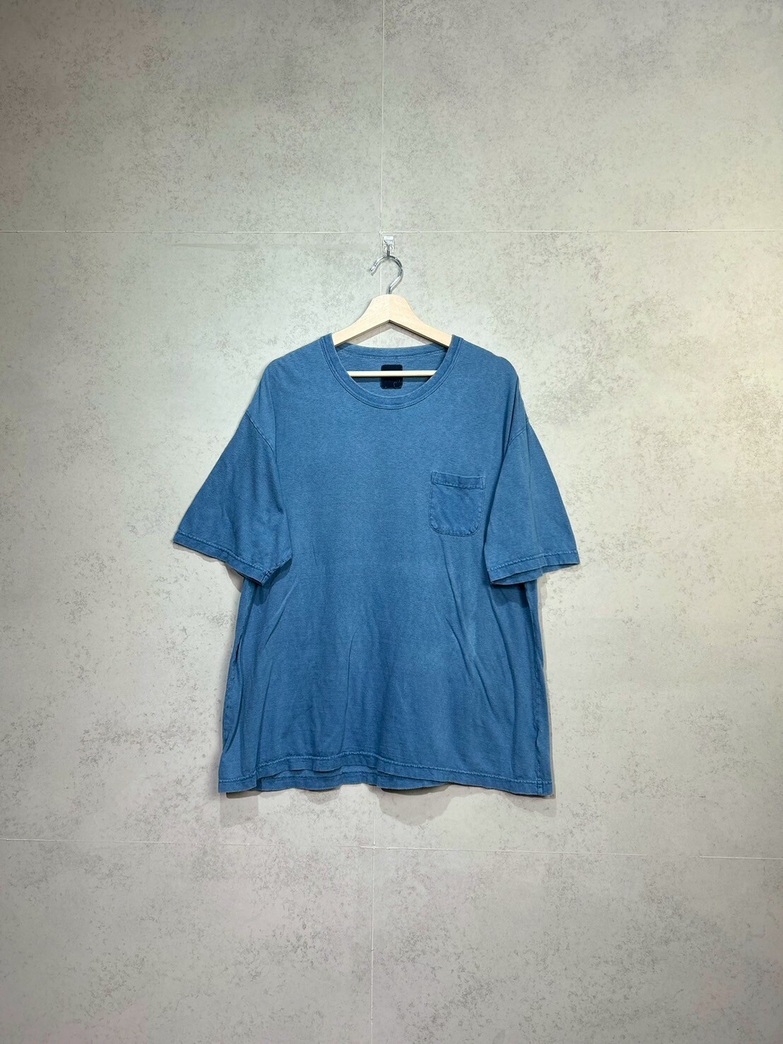 Visvim ICT 21ss jumbotee DMGD Indigo blue dyed and washed tee SIZE 5