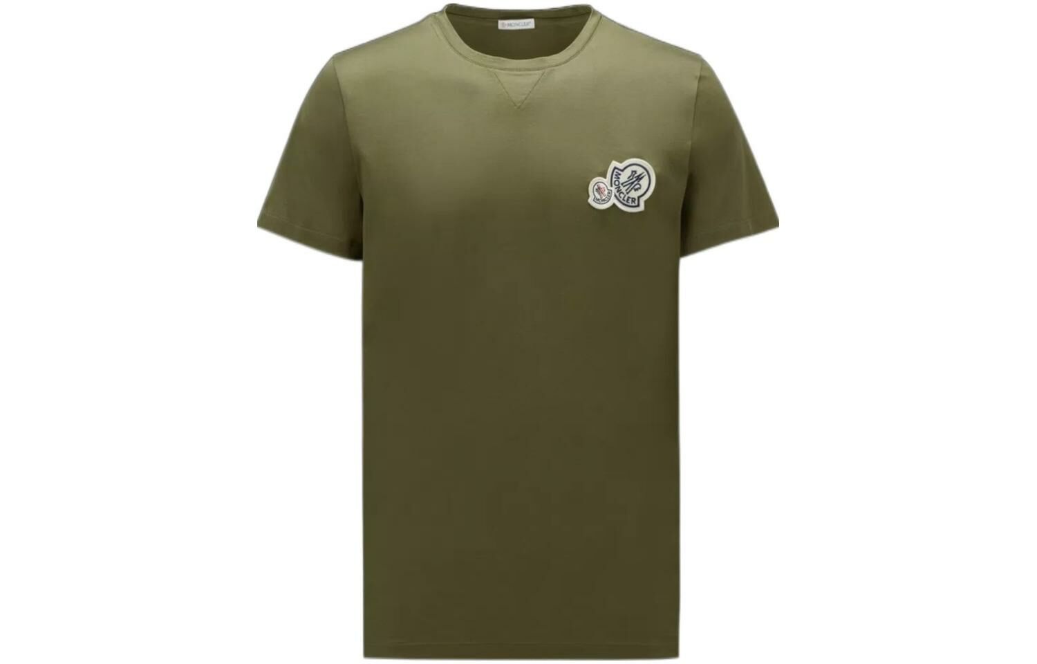 【代購】Moncler Double logo patch Cotton T shirt