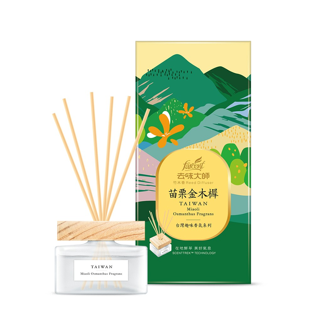 【花仙子】去味大師竹木香擴香苗栗金木樨80ml *3入