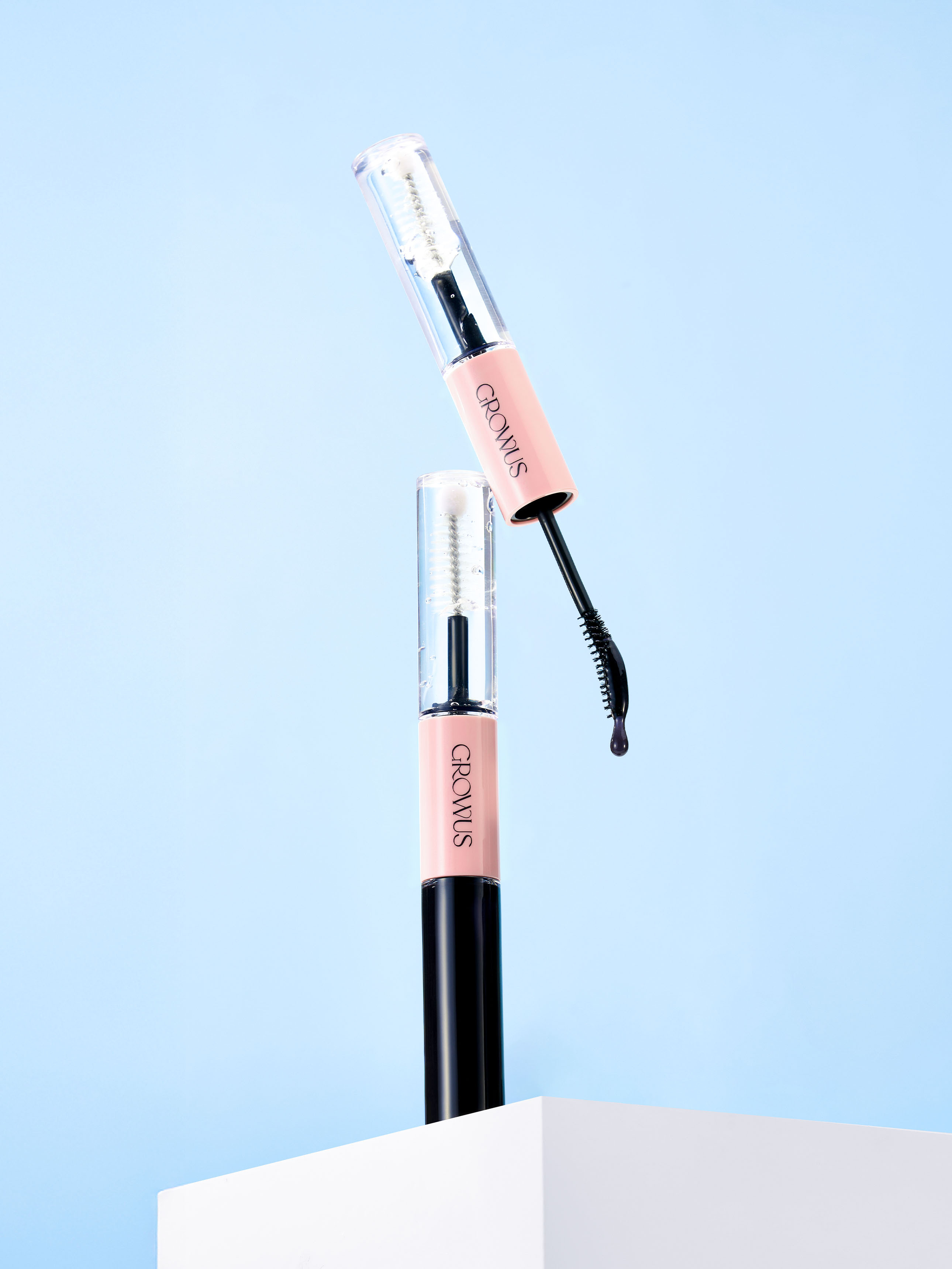 GROWUS Long Lasting 2 in 1 Clear&Tinting Eye Lash Serum 4ml+4ml