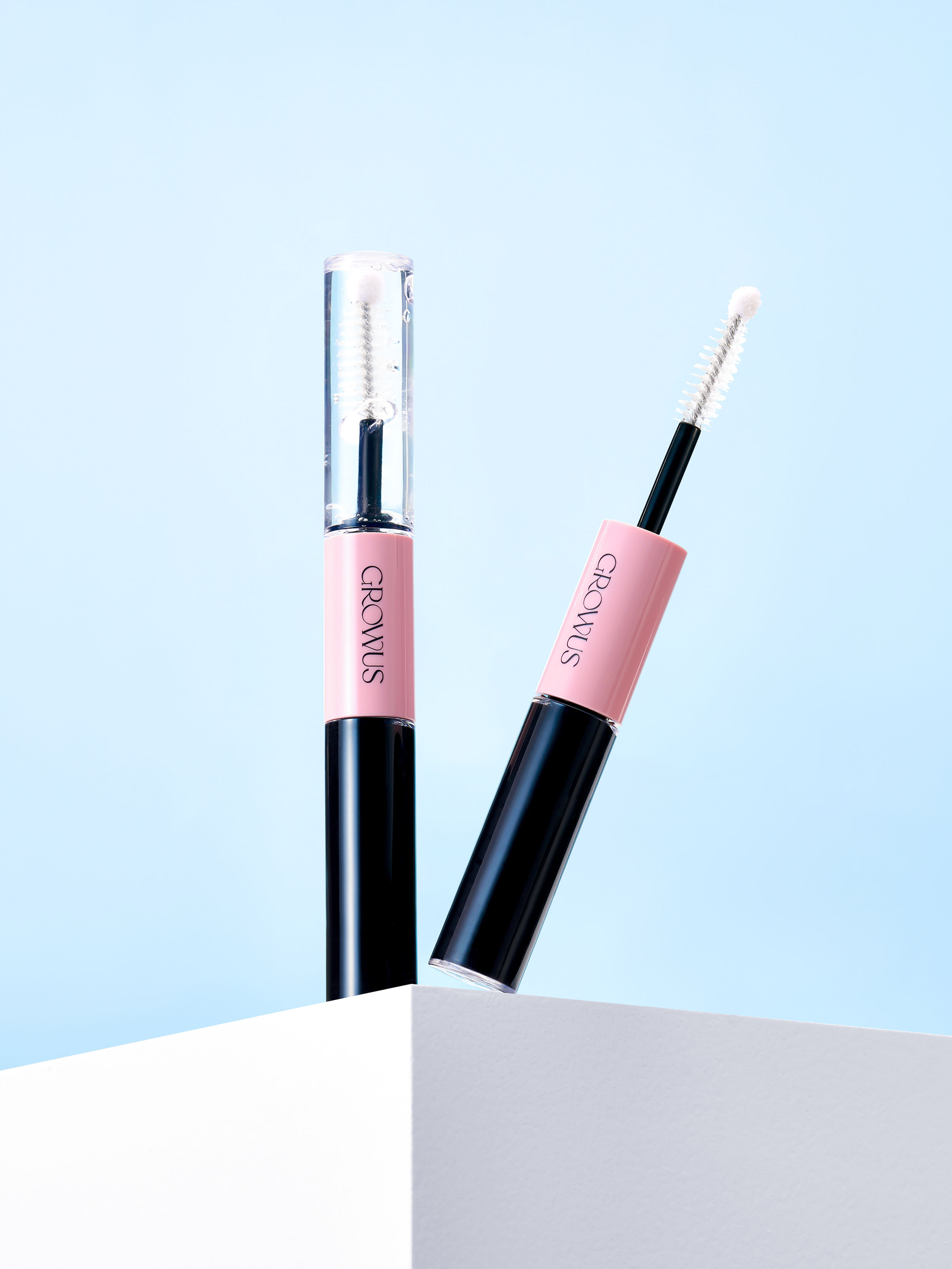 GROWUS Long Lasting 2 in 1 Clear&Tinting Eye Lash Serum 4ml+4ml