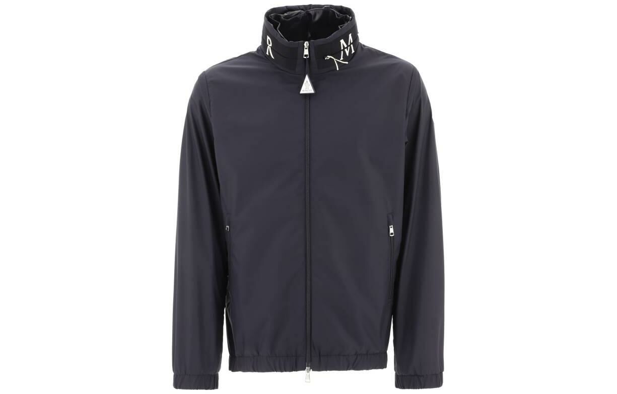 【代購】Moncler Logo Patch Zip-Up Jacket