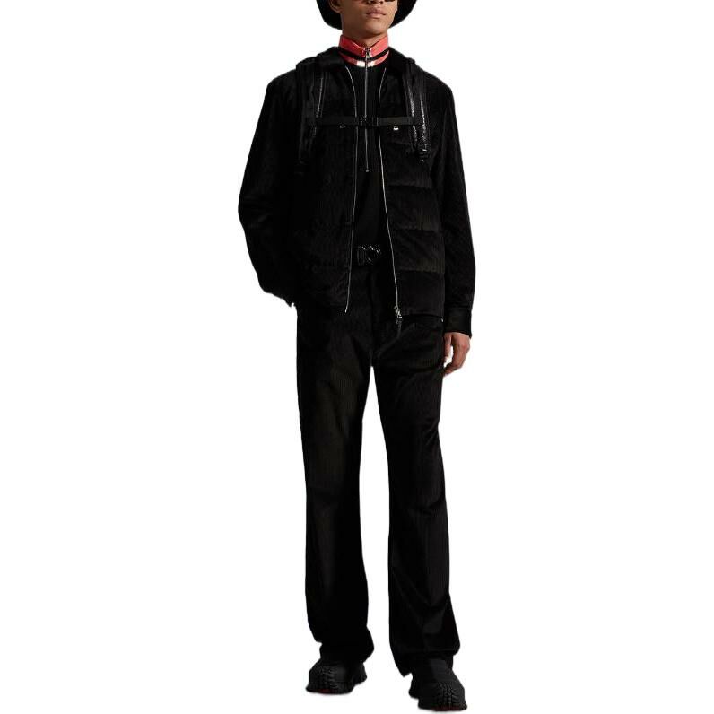 【代購】Moncler Logo-patch Cotton-corduroy Trousers