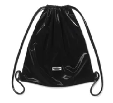 [S] CARLYN GLOSSY BLACK BABE BACKPACK, H73307010-GLOSSY BLACK (SC147)