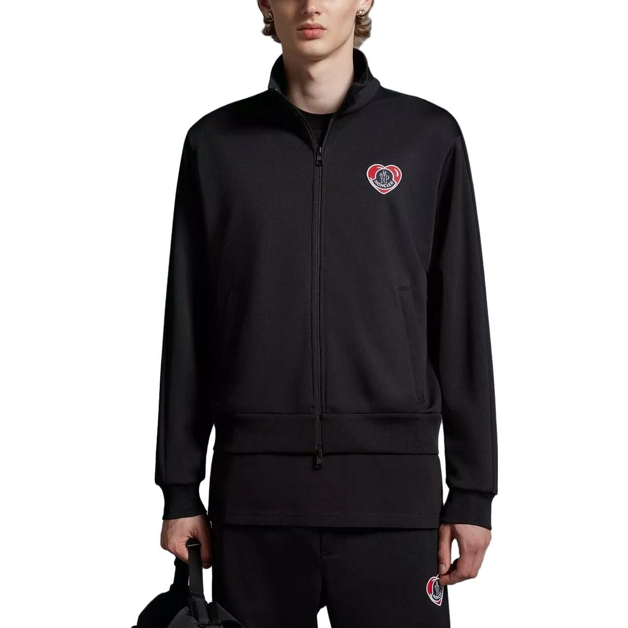 【代購】Moncler Logo Patch Zip-Up Jacket