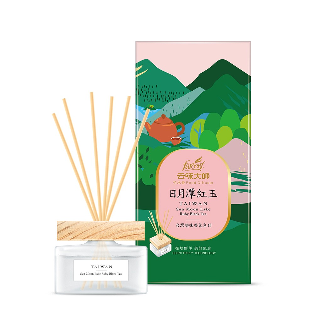 【花仙子】去味大師竹木香擴香日月潭紅玉80ml*3入