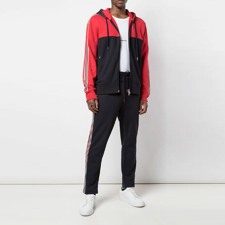 【代購】Moncler Colour Blocked Zipped Hoodie