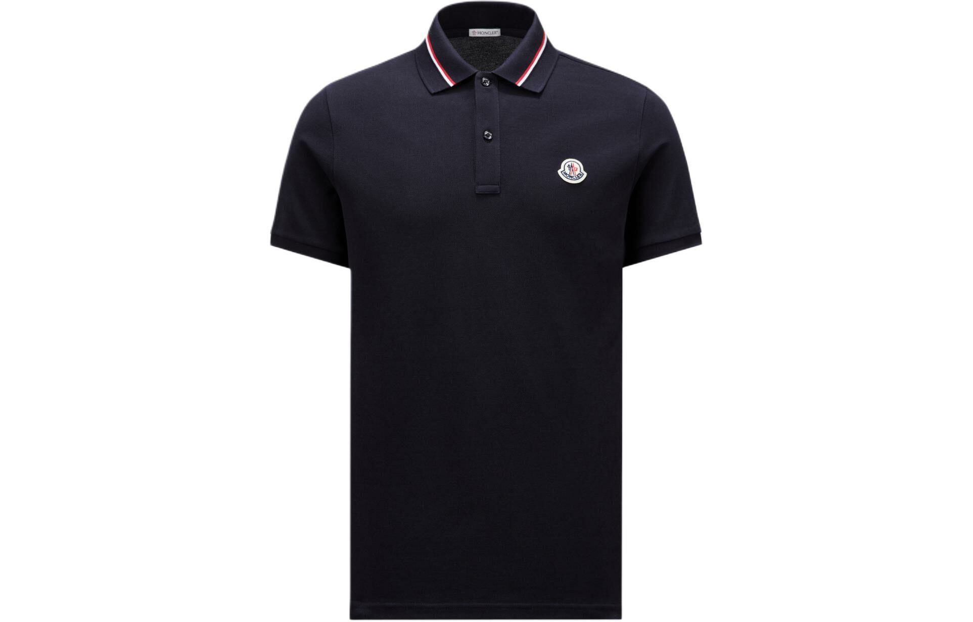 【代購】Moncler Logo Patch Short Sleeved Polo Shirt