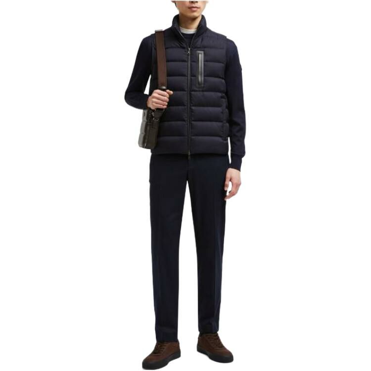 【代購】Moncler Giaf Series Giaf Down Gilet Vest Men's Marine Blue