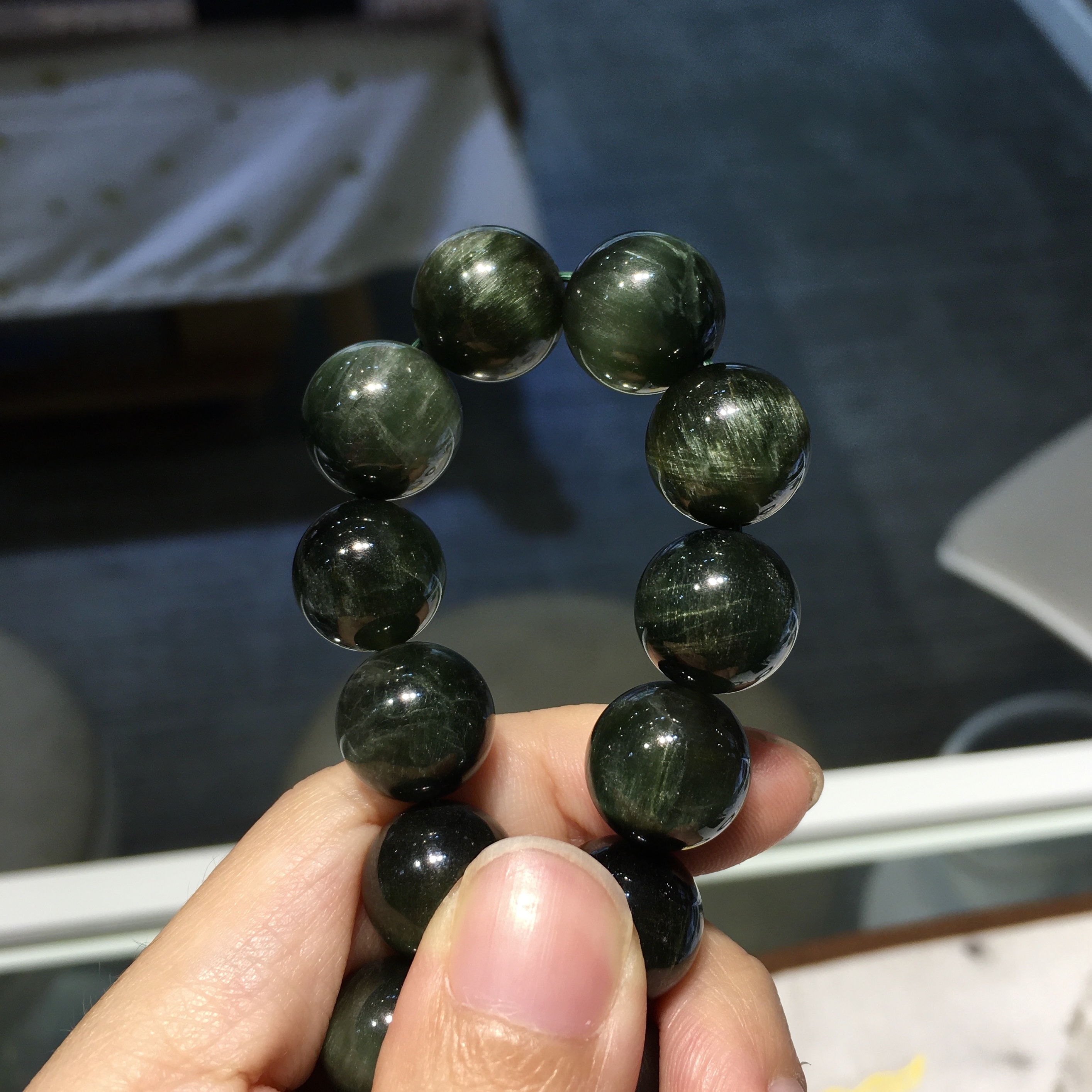 綠髮晶手串 41136 13mm