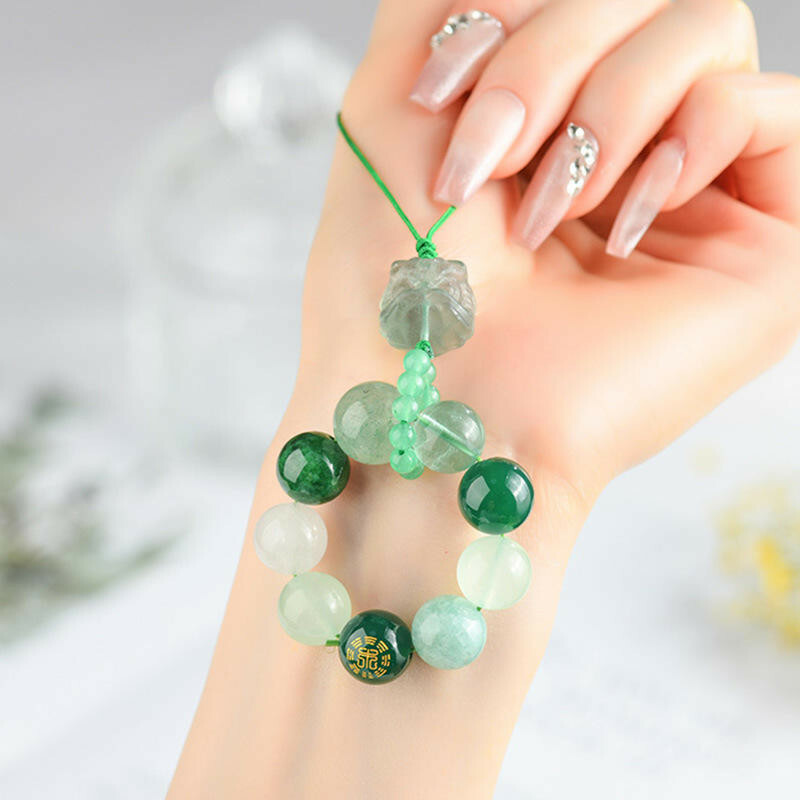 吊飾 掛件 鑰匙環 包包吊飾 水晶吊飾 五行多寶 醒獅掛件 手機掛件 金木水火土 五行平衡 鑰匙扣 掛飾 小禮物 017