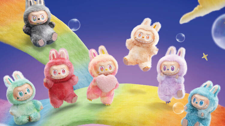 POPMART LABUBU 3.0 THE MONSTERS前方高能系列-搪膠毛絨吊飾盲盒(原盒6入)