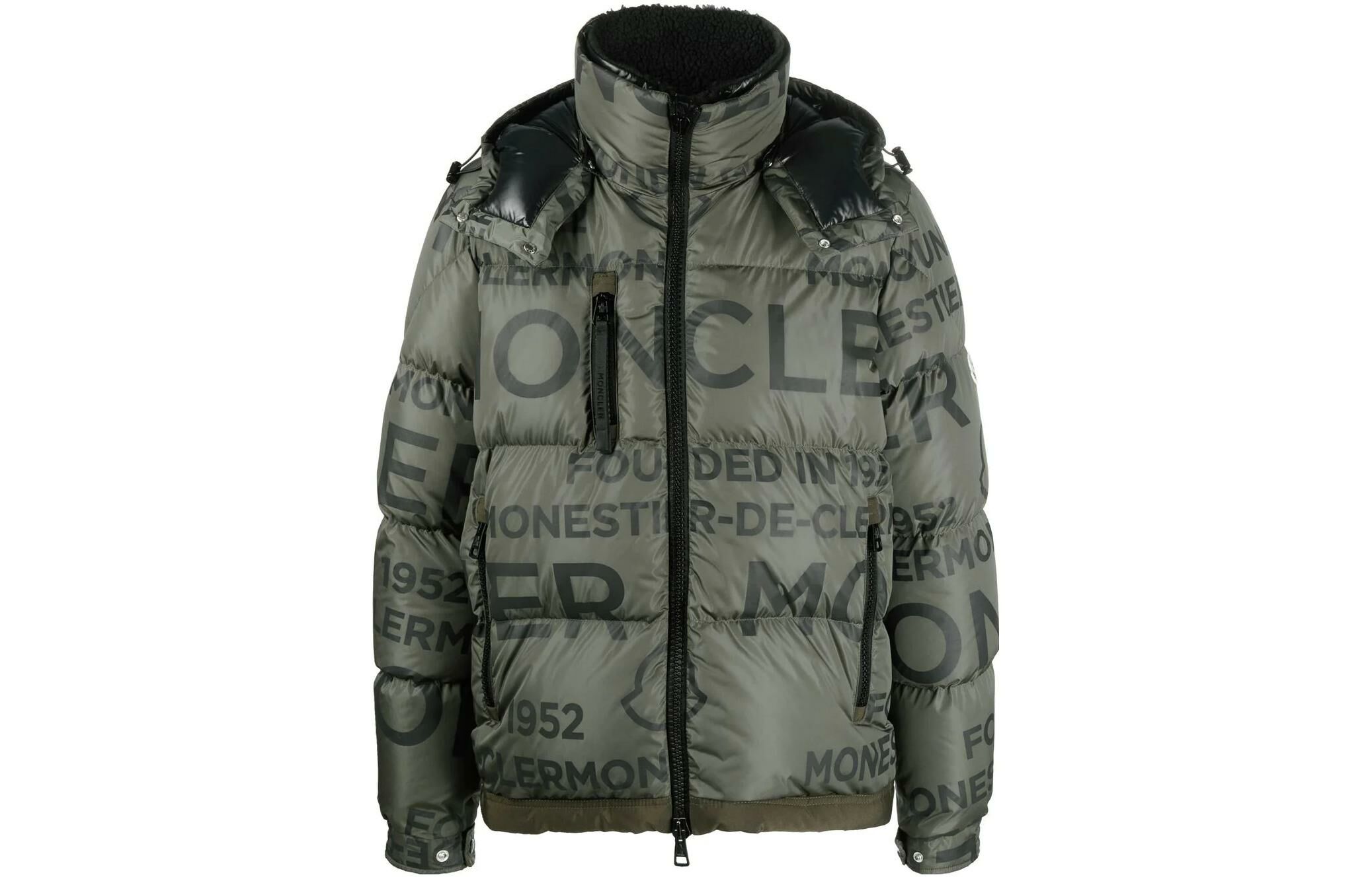 【代購】Moncler Logo print Padded Jacket