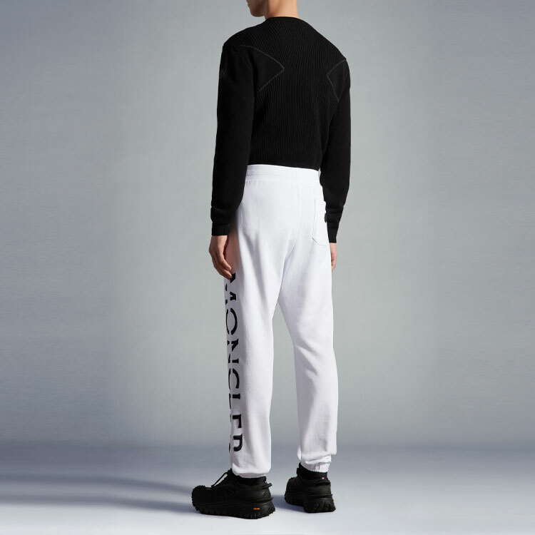 【代購】Moncler Split Embroidered Logo Sweatpants