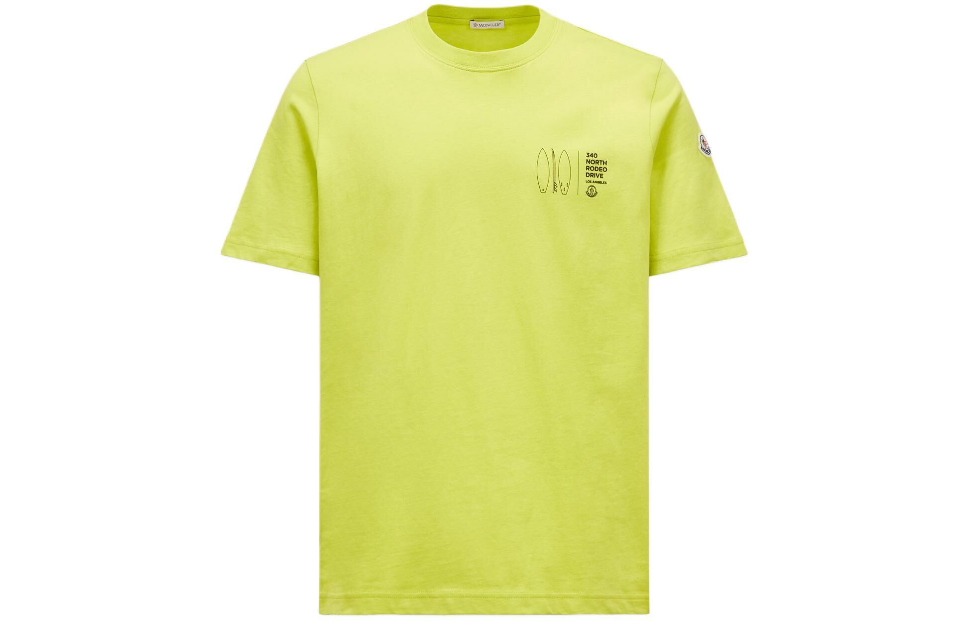 【代購】Moncler Surfboard print Cotton T shirt