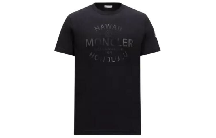 【代購】Moncler Laminated Logo Print T Shirt