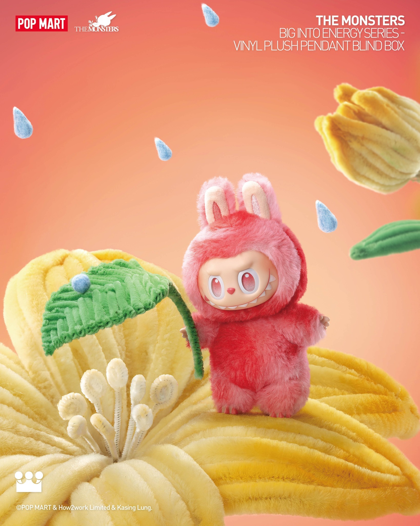 【正規品】POPMART LABUBUラブブ前方高能系列 3.0 POPMART LABUBU 3.0 THE MONSTERS前方高能系列-搪膠毛絨吊飾盲盒