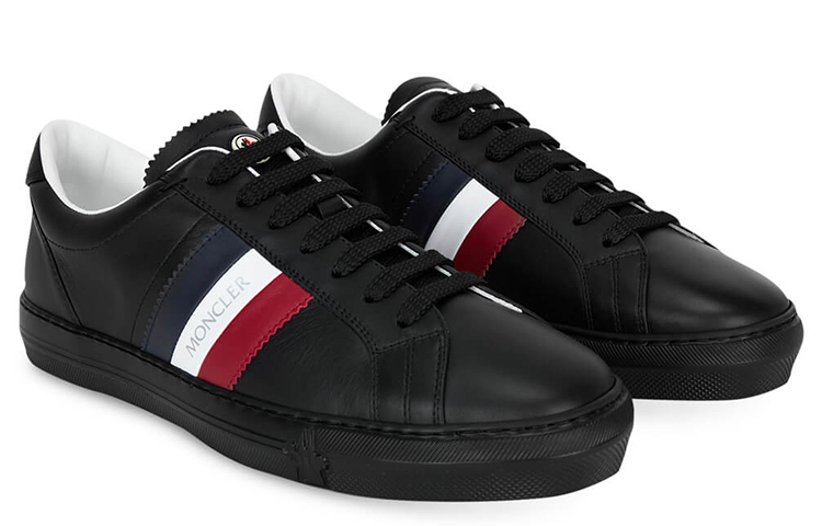 【代購】Moncler Low Top Stylish Skateboarding Shoes Men's Black