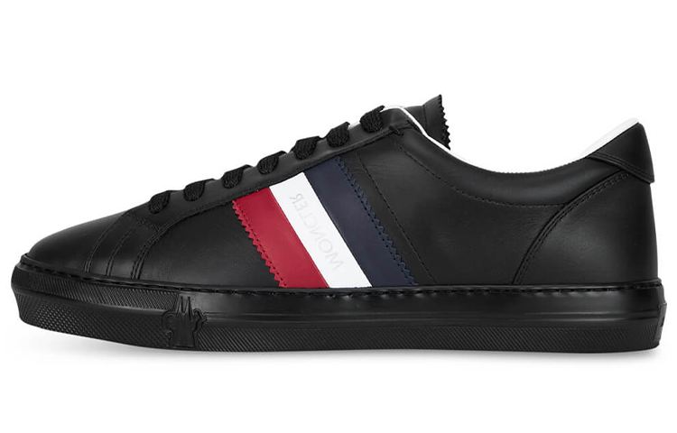 【代購】Moncler Low Top Stylish Skateboarding Shoes Men's Black