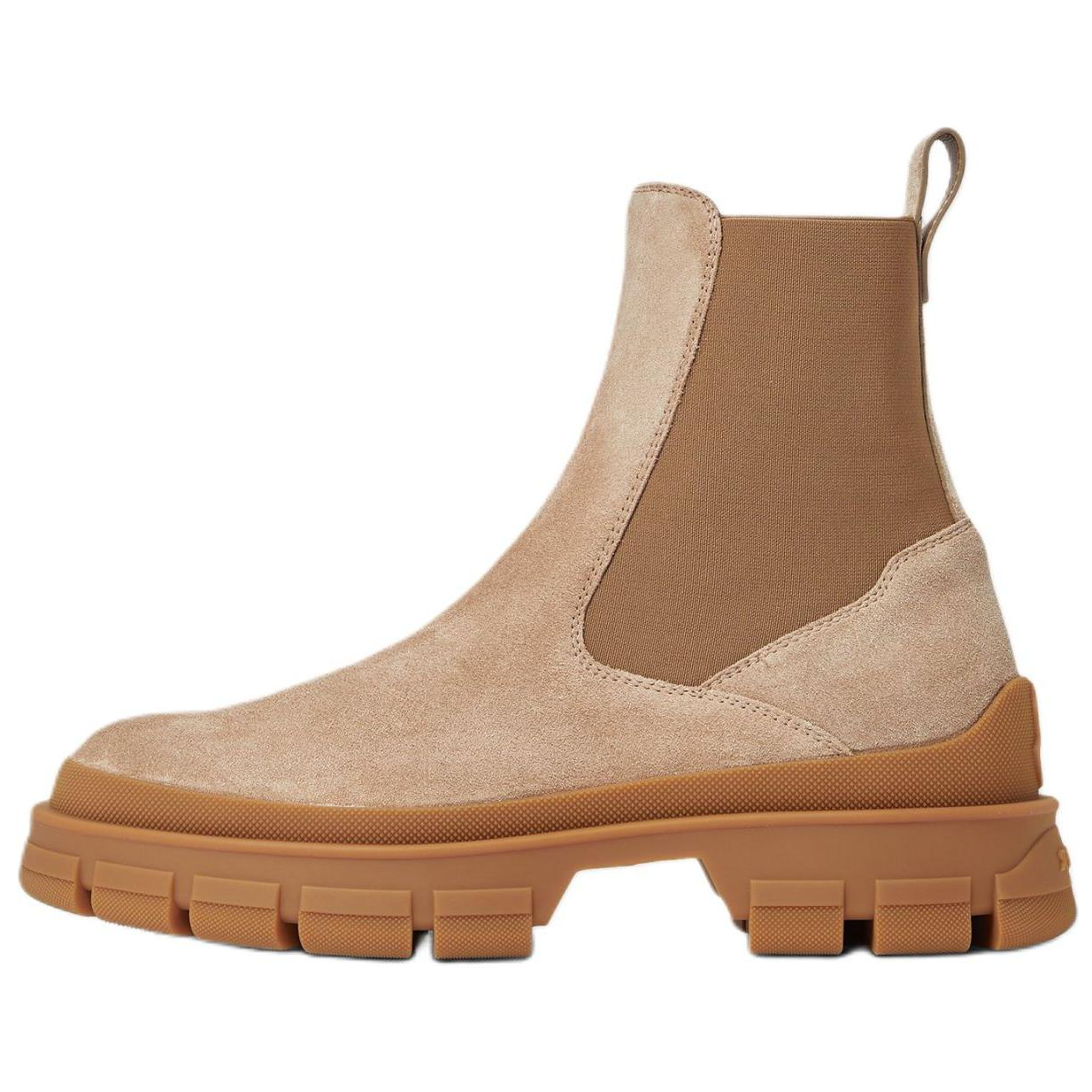 【代購】Moncler Hevea Short Chelsea Boots Women's Light Brown