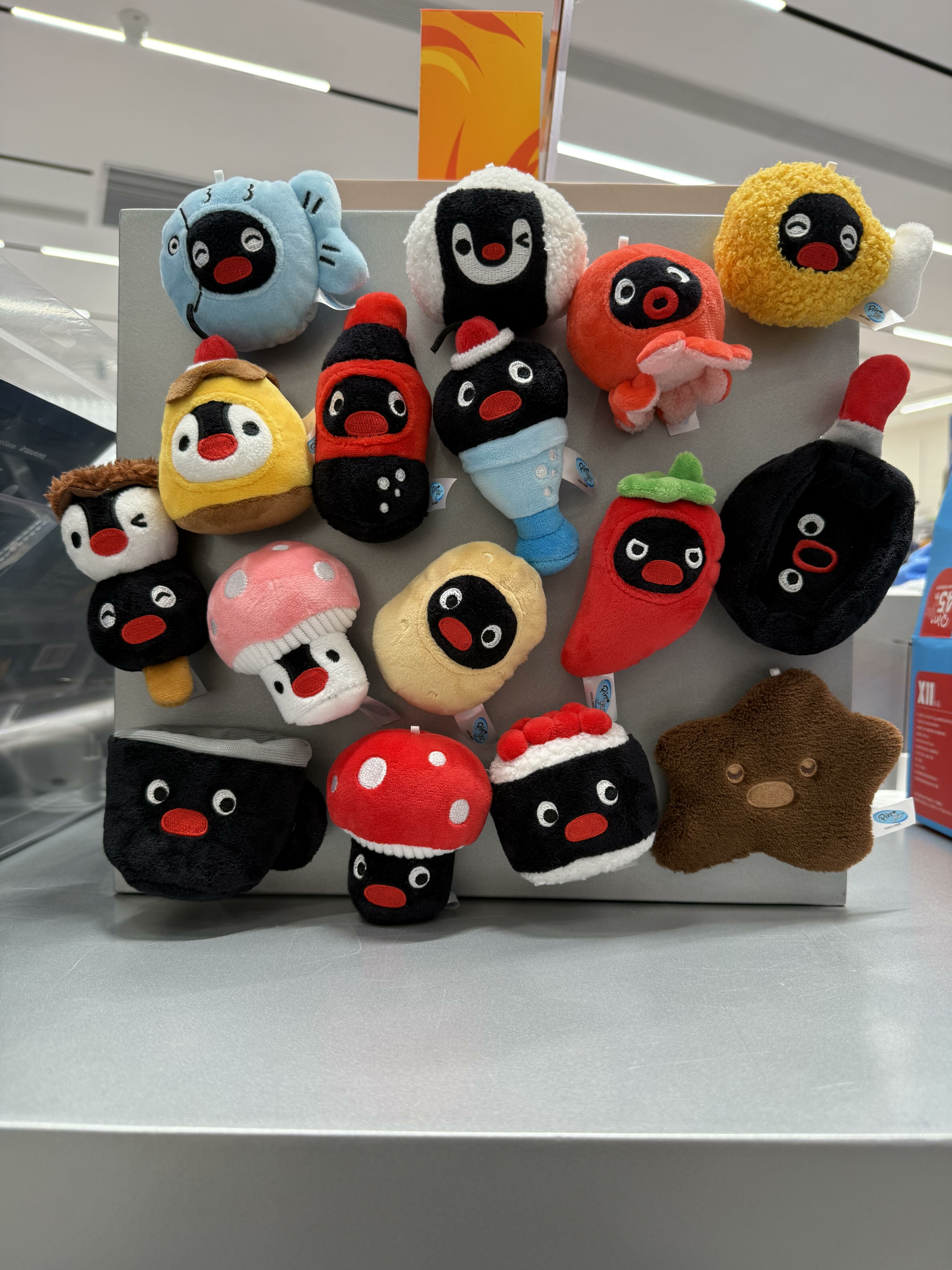 PINGU 企鵝家族 正版授權 美味生活 盲盒16+2款 企鵝 毛絨 冰箱貼 磁鐵 (任買兩件711免運)/預購