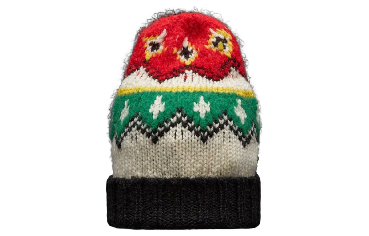 【代購】Moncler Grenoble Logo-patch Intarsia-knit Beanie