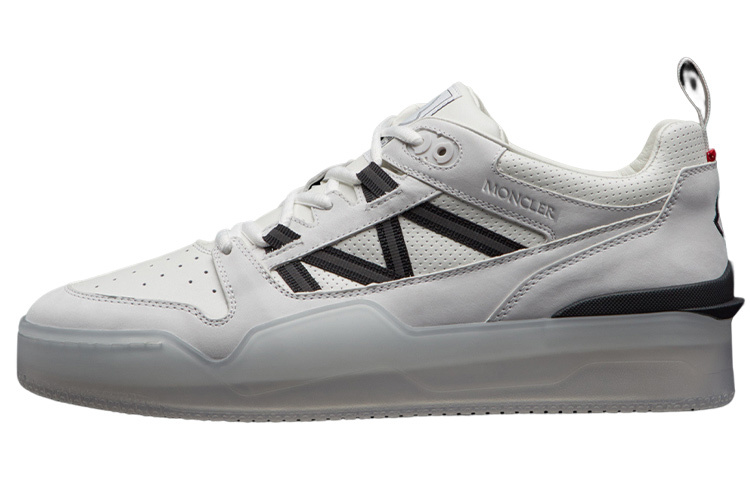 【代購】Moncler Logo-patch Leather Sneakers