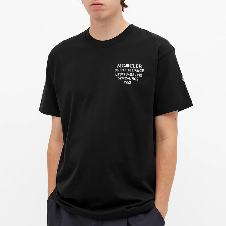 【代購】Undefeated X Moncler T-Shirts Unisex Black