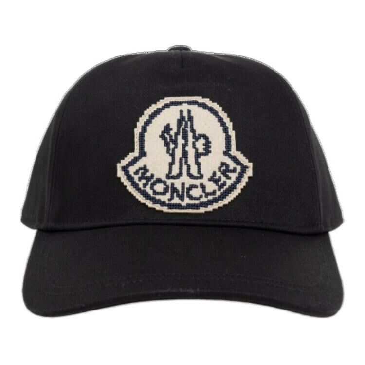 【代購】Moncler Logo appliqué Cotton Cap